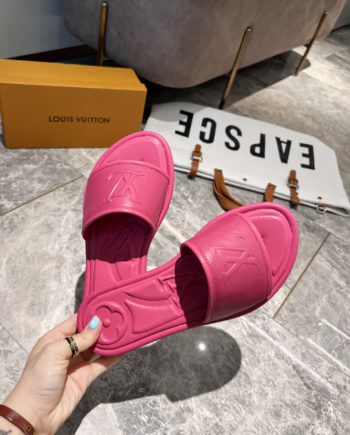 louis vuitton Women's Magnetic Flat Mule Fuchsia Pink For Women 1AA1MN