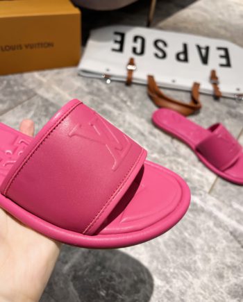 louis vuitton Women's Magnetic Flat Mule Fuchsia Pink For Women 1AA1MN