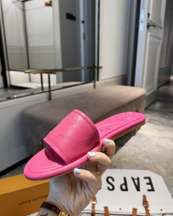 louis vuitton Women's Magnetic Flat Mule Fuchsia Pink For Women 1AA1MN