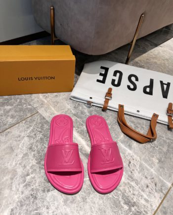 louis vuitton Women's Magnetic Flat Mule Fuchsia Pink For Women 1AA1MN