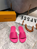 louis vuitton Women's Magnetic Flat Mule Fuchsia Pink For Women 1AA1MN