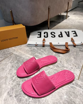 louis vuitton Women's Magnetic Flat Mule Fuchsia Pink For Women 1AA1MN
