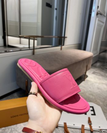 louis vuitton Women's Magnetic Flat Mule Fuchsia Pink For Women 1AA1MN