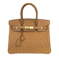Hermès Ostrich Birkin Bag 30cm Gold