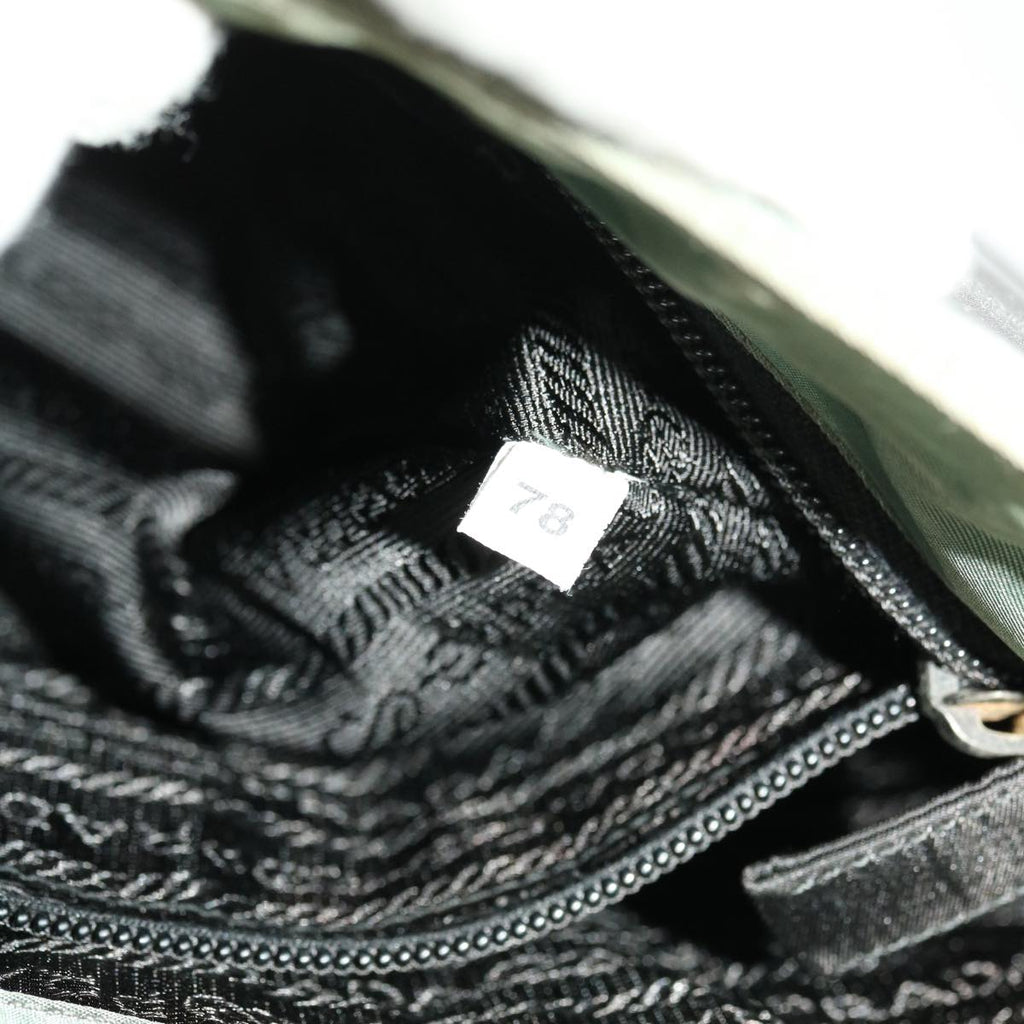 PRADA Shoulder Bag Nylon Gray  hk703