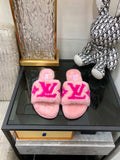 louis vuitton Women's Magnetic Flat Mule Pink For Women LV