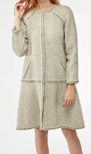 Chanel tweed long coat - M - M��tiers d'art Paris New York 2018-2019
