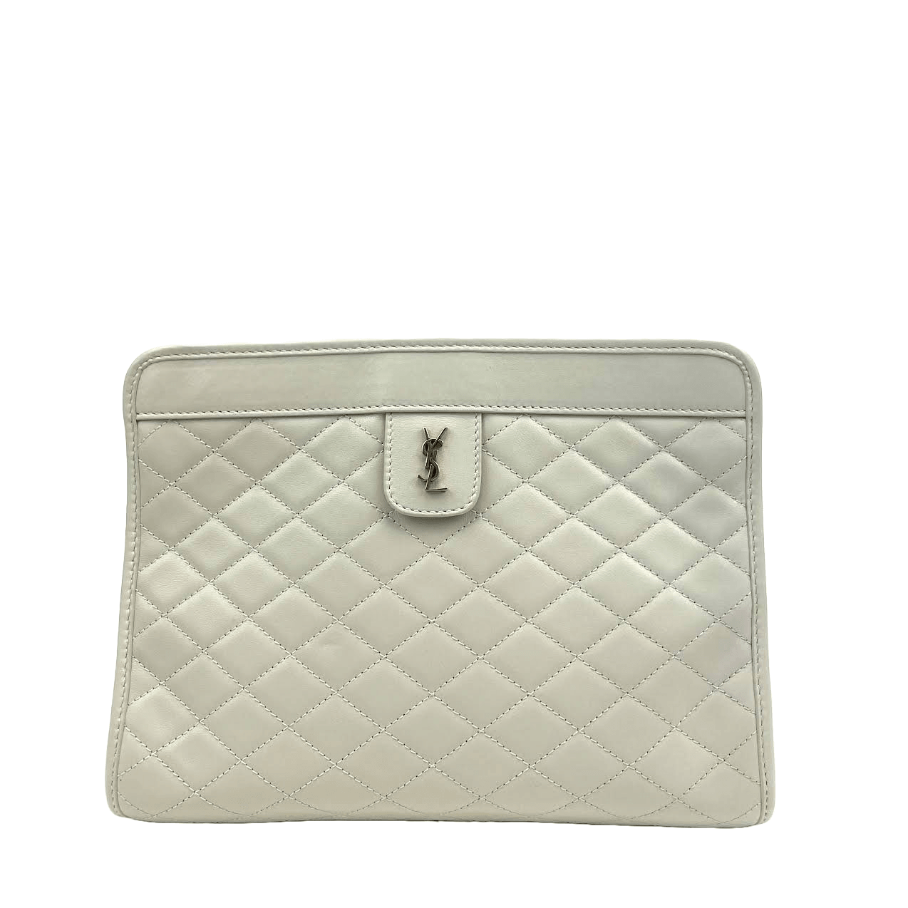 SAINT LAURENT Victorie Baby Clutch w/Chain
