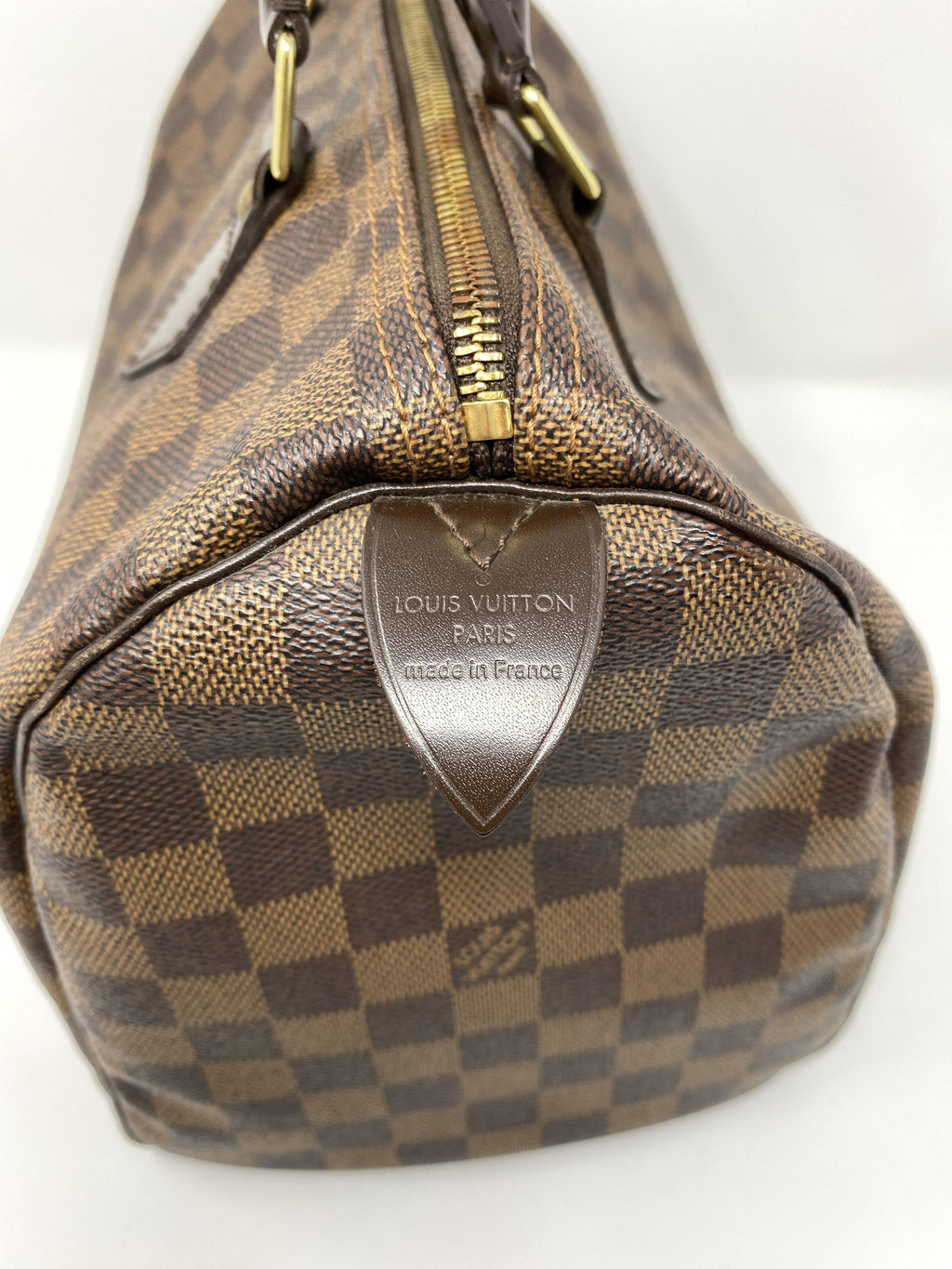 LOUIS VUITTON DAMIER EBENE CANVAS SPEEDY 30 BAG