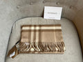 Burberry Classic Check Warm Taupe Cashmere Scarf (RRP £420)