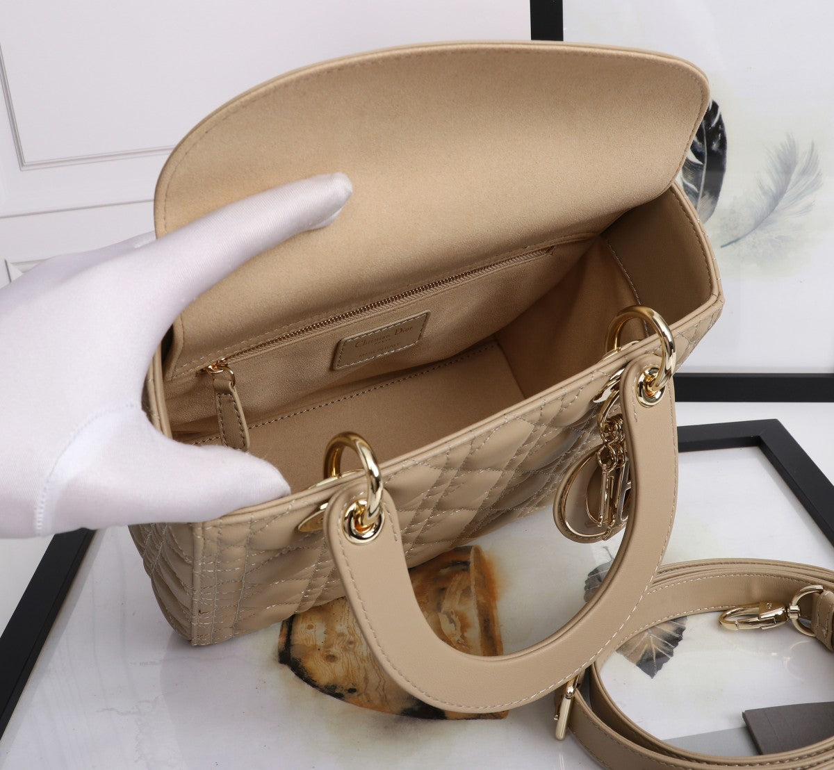 Christian Dior Medium Lady Dior  Bag