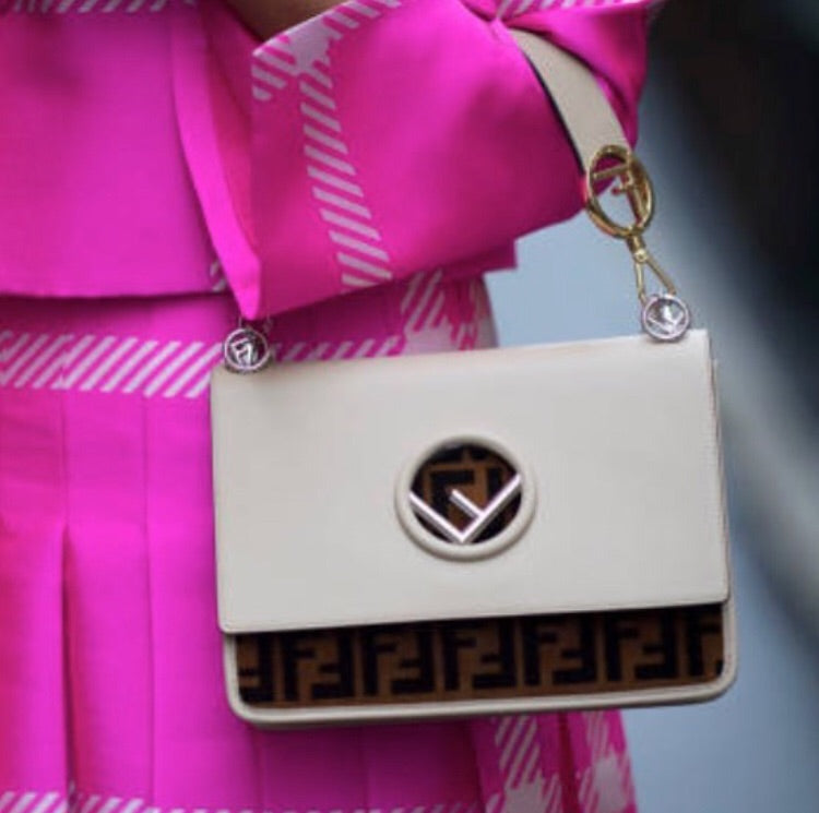 Fendi FF Logo Shoulder Bag