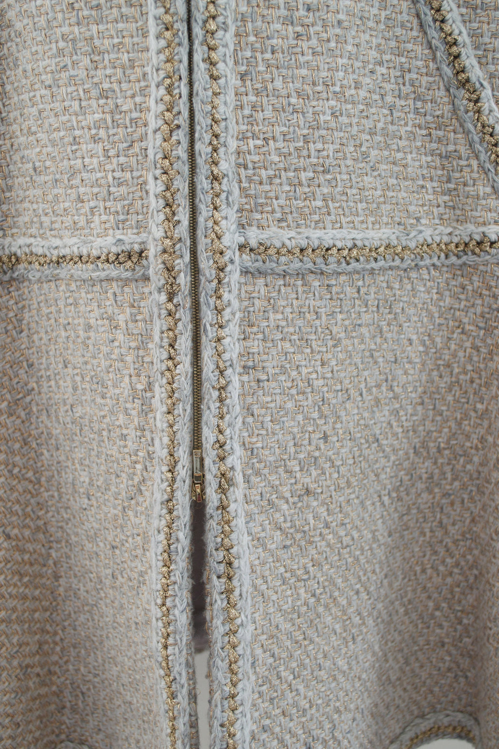 Chanel tweed long coat - M - M��tiers d'art Paris New York 2018-2019