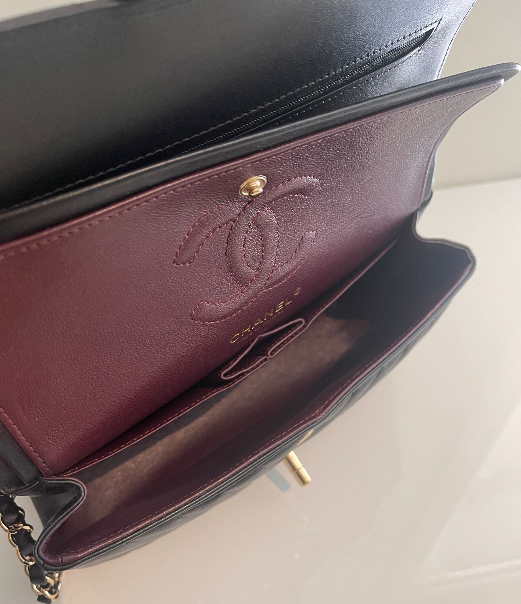 Chanel Classic Chevron Small Double Flap