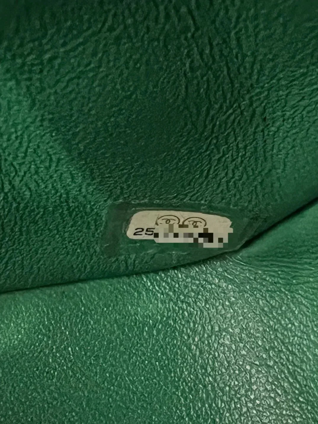 CHANEL Classic Mini Caviar Flap 18s Emerald Green Light Gold Hardware