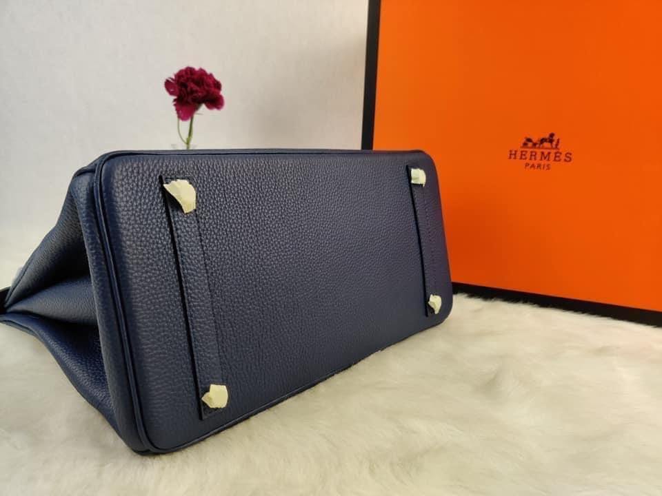 Hermes birkin 30 deep blue togo gold hardware (SPECIAL)