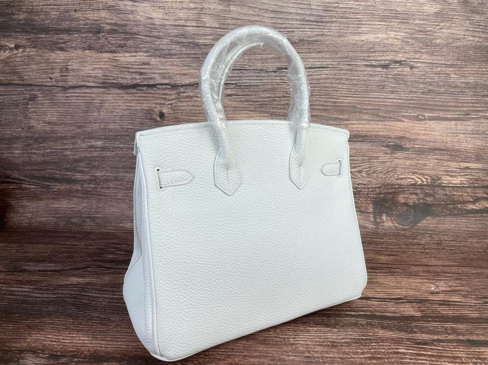 Hermes Birkin 25 Blanc White Epsom Palladium Hardware (SPECIAL)