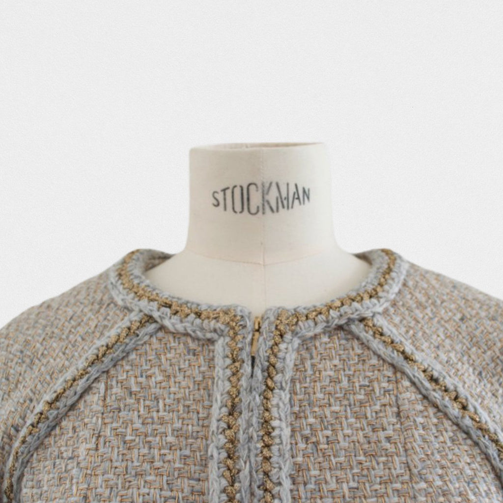 Chanel tweed long coat - M - M��tiers d'art Paris New York 2018-2019