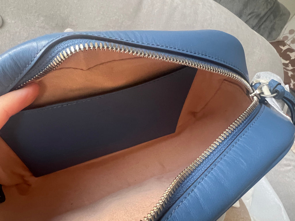 Gucci Aria GG Blue Marmont Small Shoulder Bag (RRP ��1250)