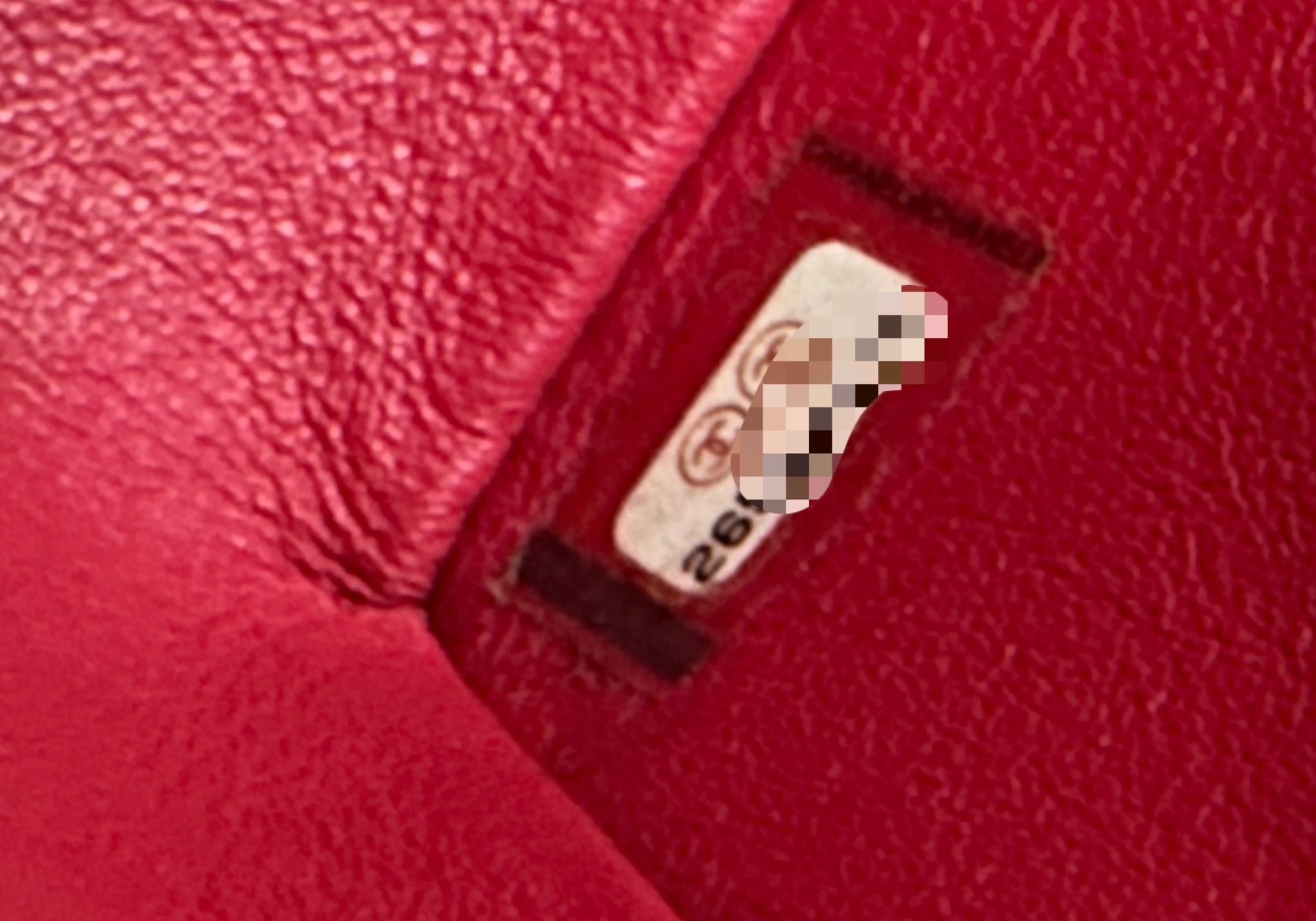 CHANEL Caviar Red 18B Quilted Classic Flap Mini LGHW