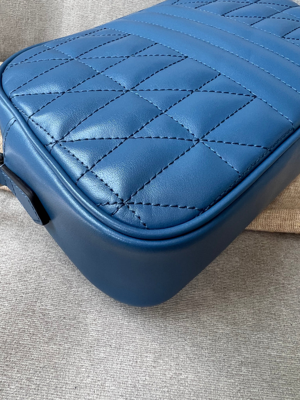 Gucci Aria GG Blue Marmont Small Shoulder Bag (RRP ��1250)