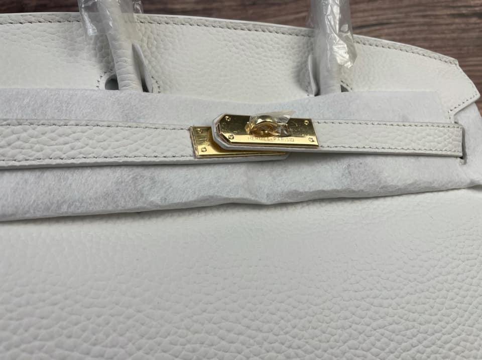 Hermes Birkin 25 Blanc White Epsom Palladium Hardware (SPECIAL)