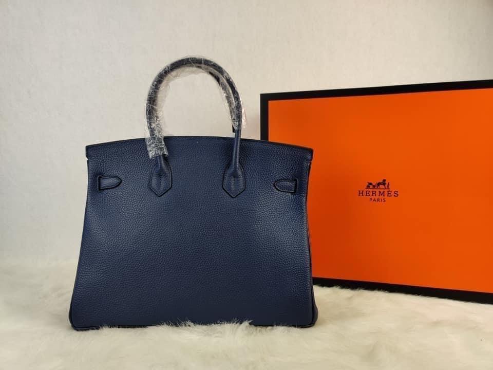 Hermes birkin 30 deep blue togo gold hardware (SPECIAL)