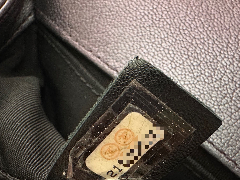 CHANEL Old Medium Boy Purple Mermaid