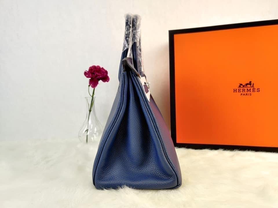 Hermes birkin 30 deep blue togo gold hardware (SPECIAL)