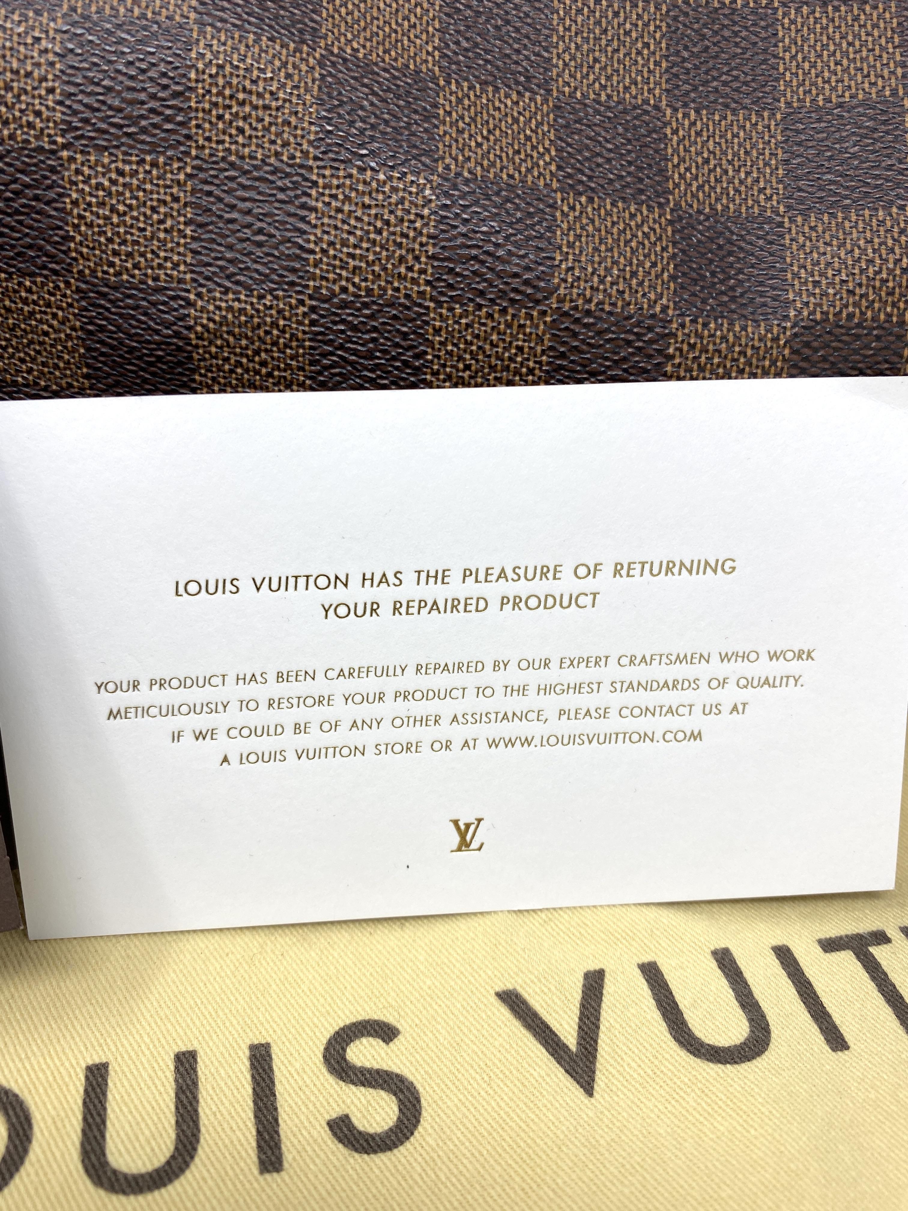 LOUIS VUITTON DAMIER EBENE CANVAS SPEEDY 30 BAG