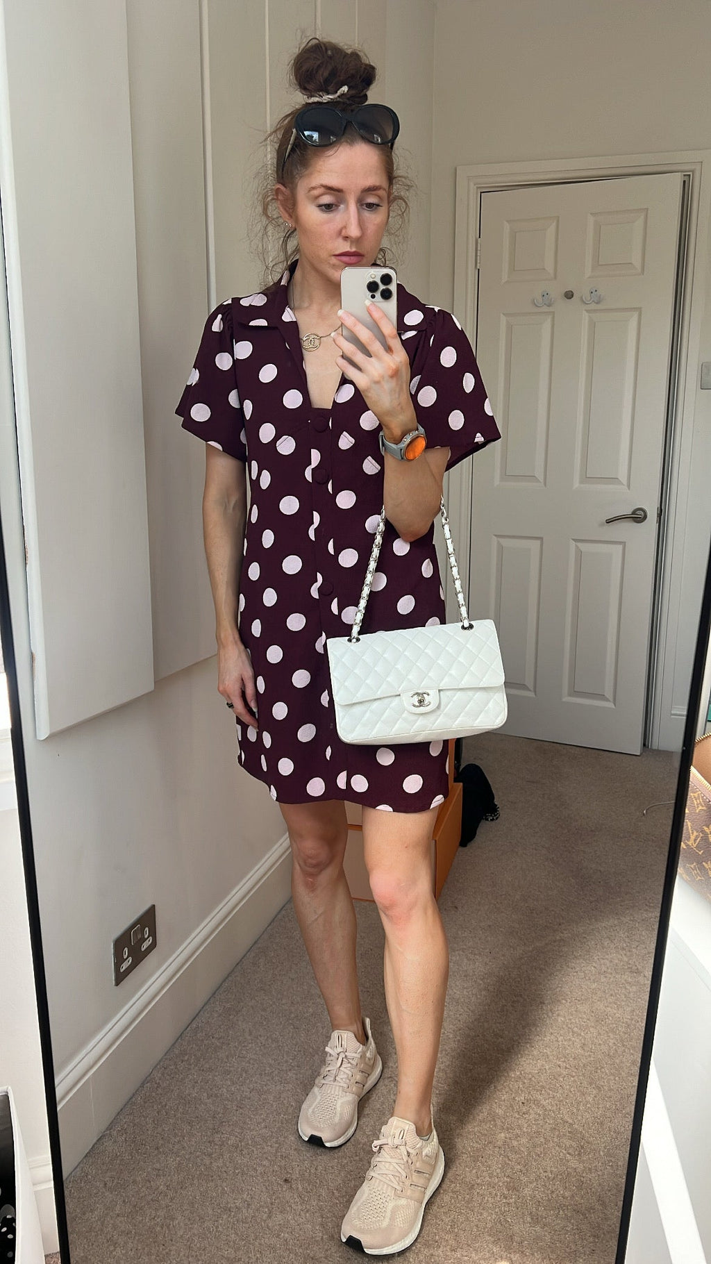 Chanel Medium Classic Flap in White Caviar (RRP £8,530)