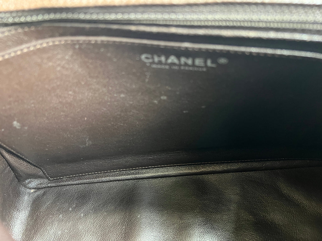 Chanel Jumbo Single Flap in Brown Caviar