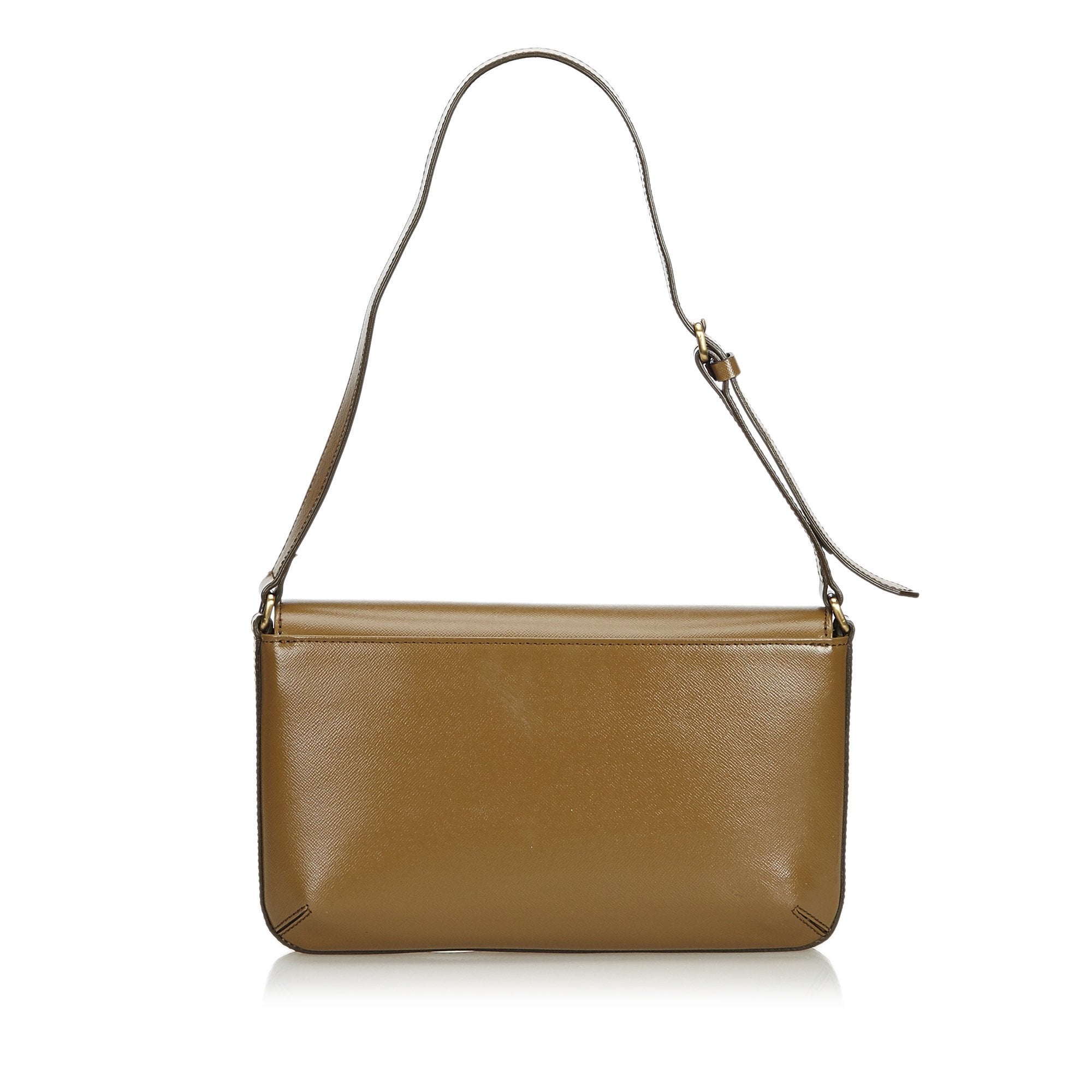 Pre-Loved Burberry Brown Dark Others Leather Shoulder Bag UNITED KINGDOM