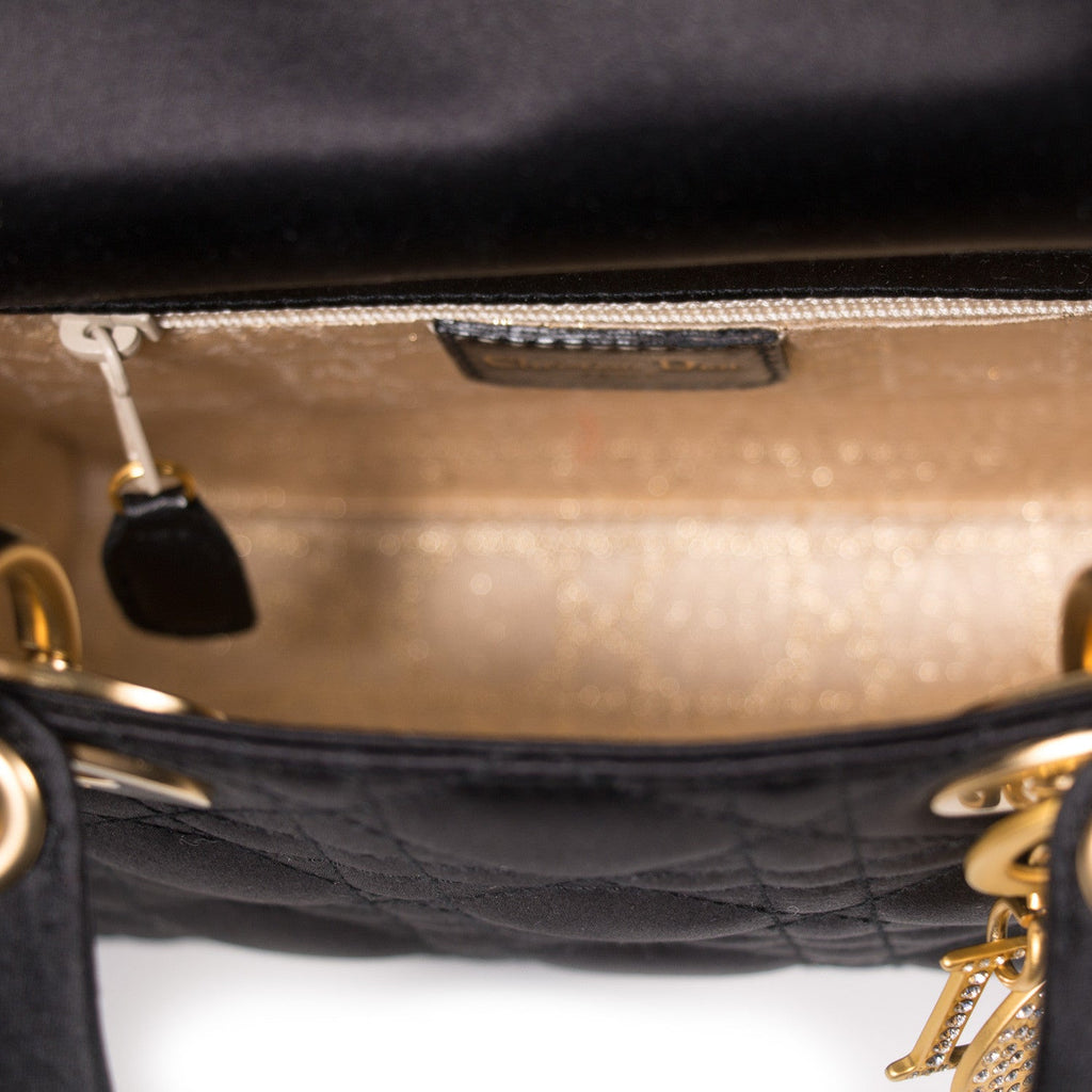 Christian Dior Satin Micro Lady Dior