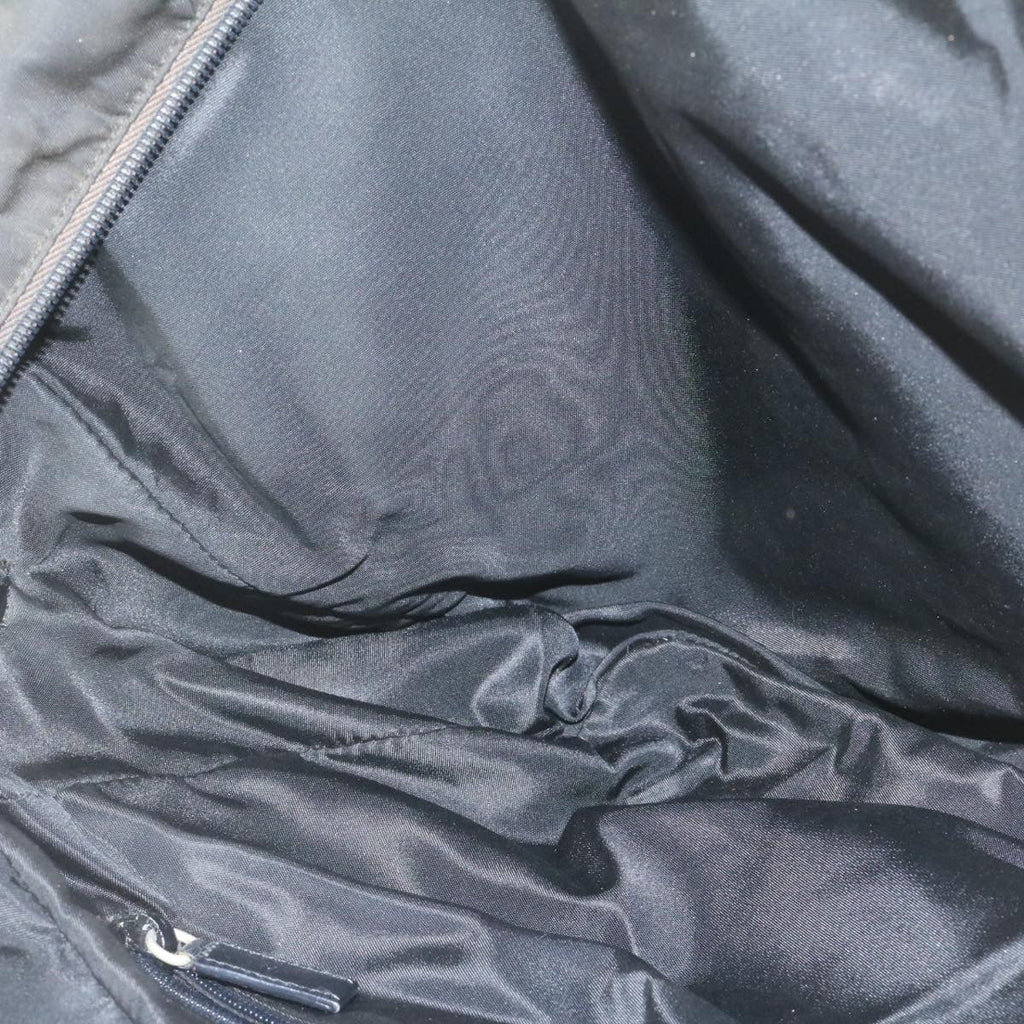 PRADA Hand Bag Nylon Black  ai598