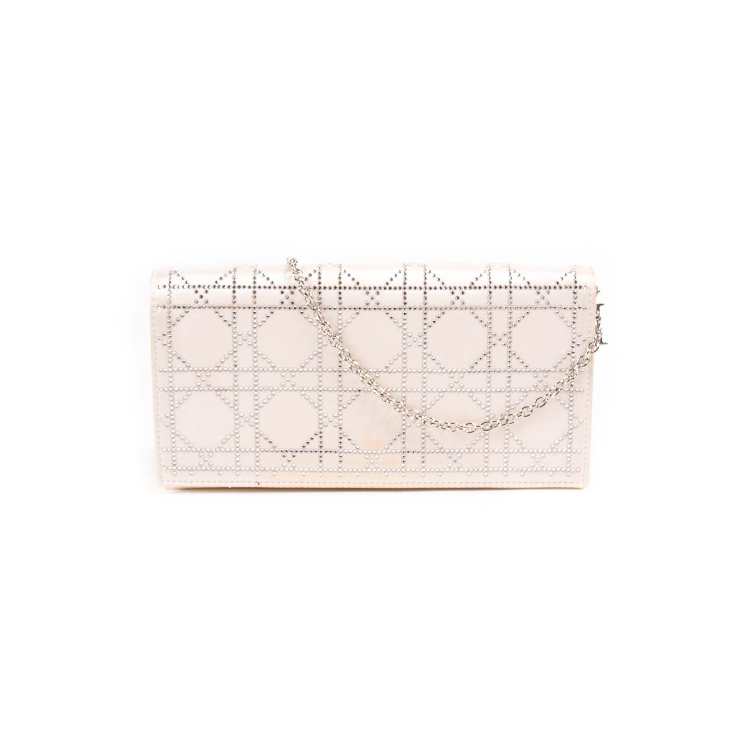 Christian Dior Lady Dior Satin Clutch