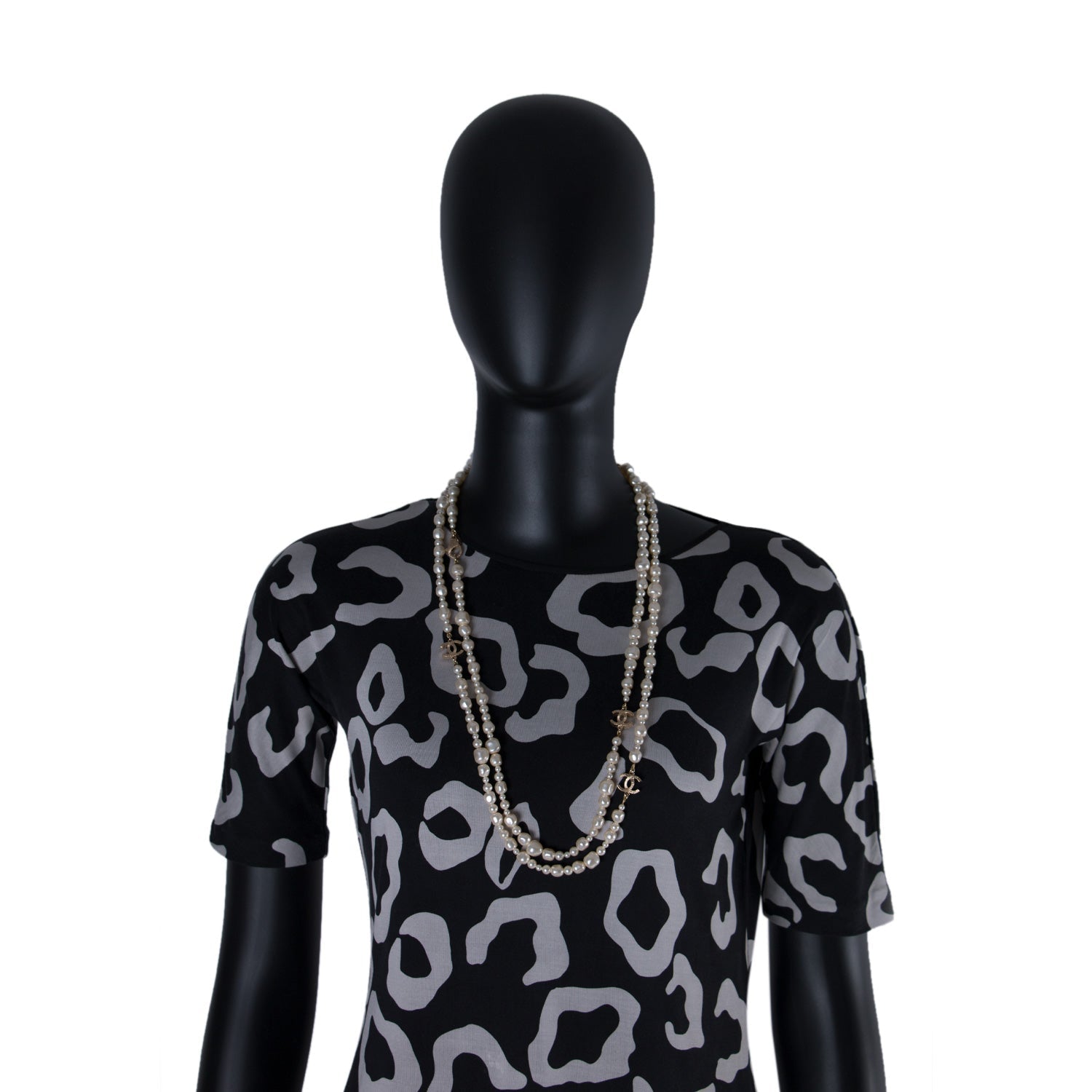 Chanel Pearl Graduated Long Necklace