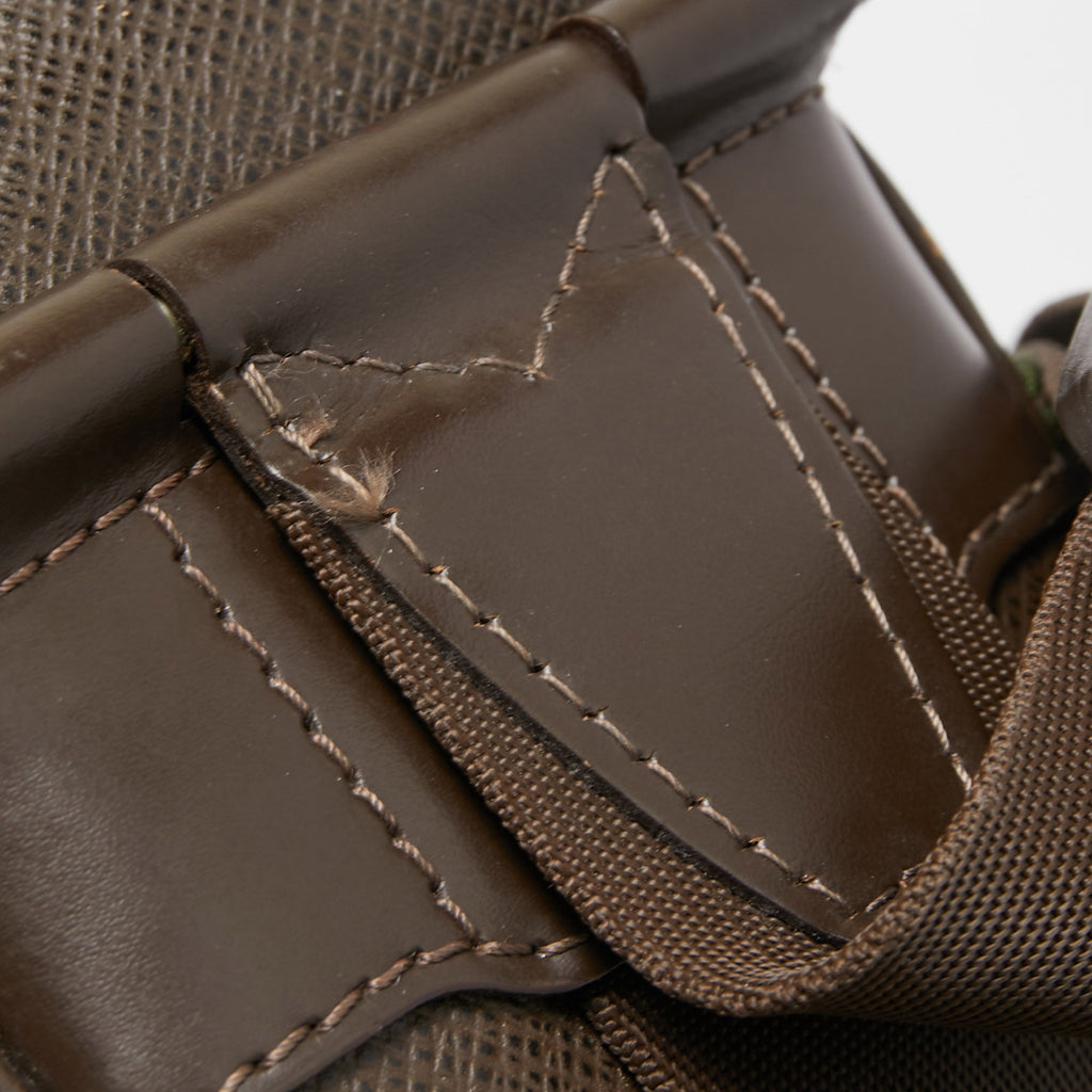 LOUIS VUITTON Brown/Green Taiga Leather Dersou Messenger Bag