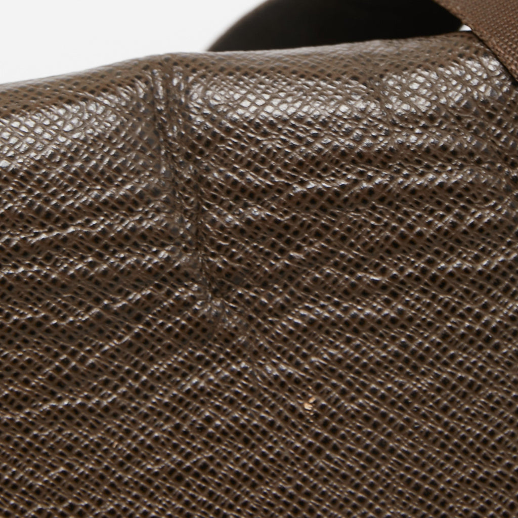 LOUIS VUITTON Brown/Green Taiga Leather Dersou Messenger Bag