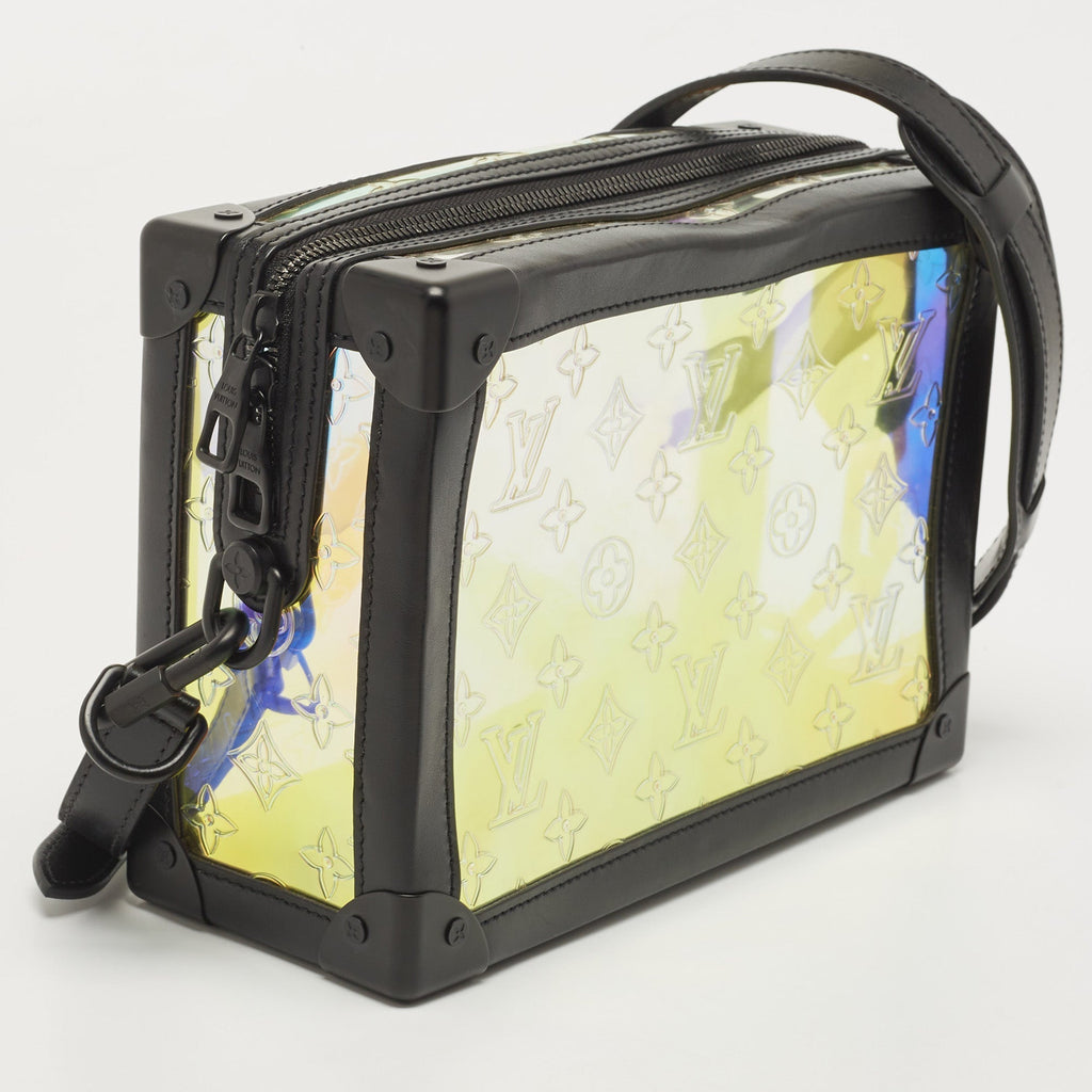 LOUIS VUITTON Black Monogram Prism Legacy Soft Trunk Bag
