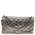 Chanel Metallic Grey Quilted Leather Reissue 2.55 Classic 226 Flap Bag