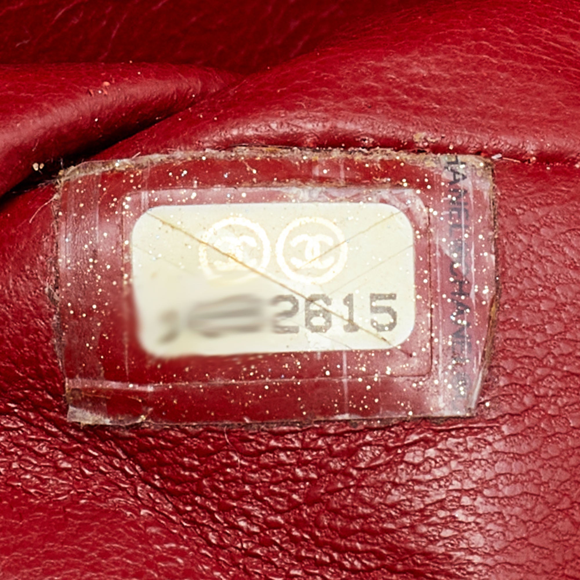 Chanel Red Quilted Caviar Leather Jumbo Classic Double Flap Bag