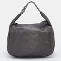 CHANEL Grey Caviar Leather 31 Hobo