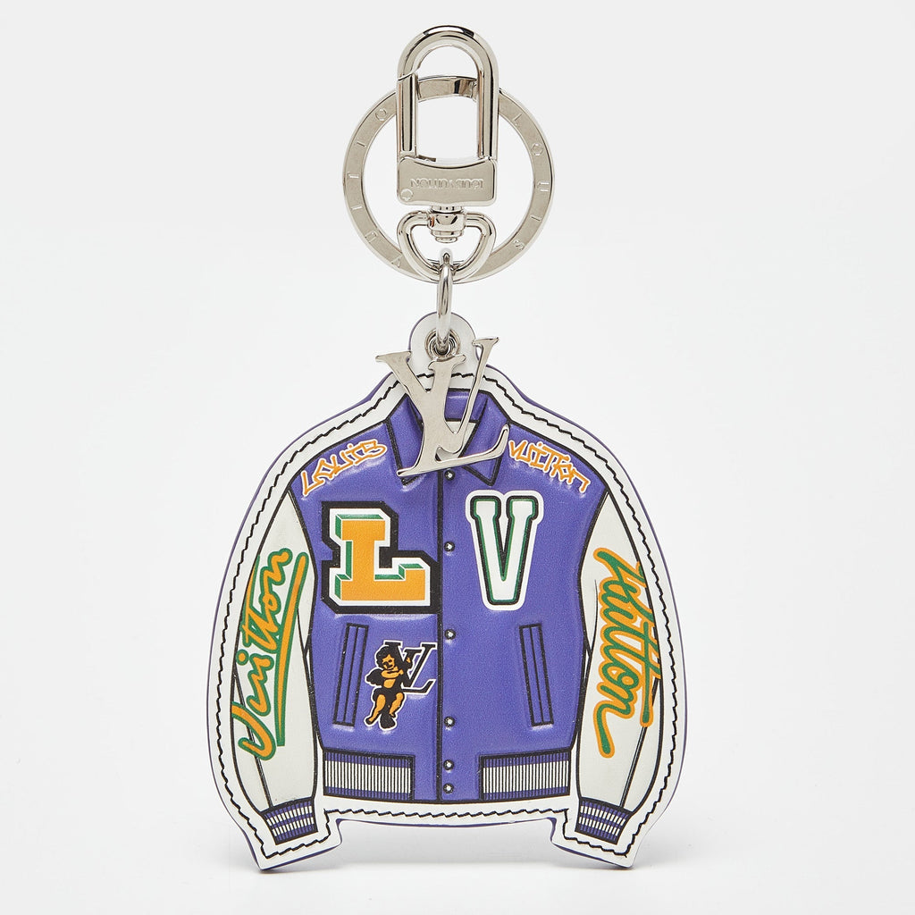 LOUIS VUITTON Multicolor LV Varsity Jacket Illustre Bag Charm & Key Holder