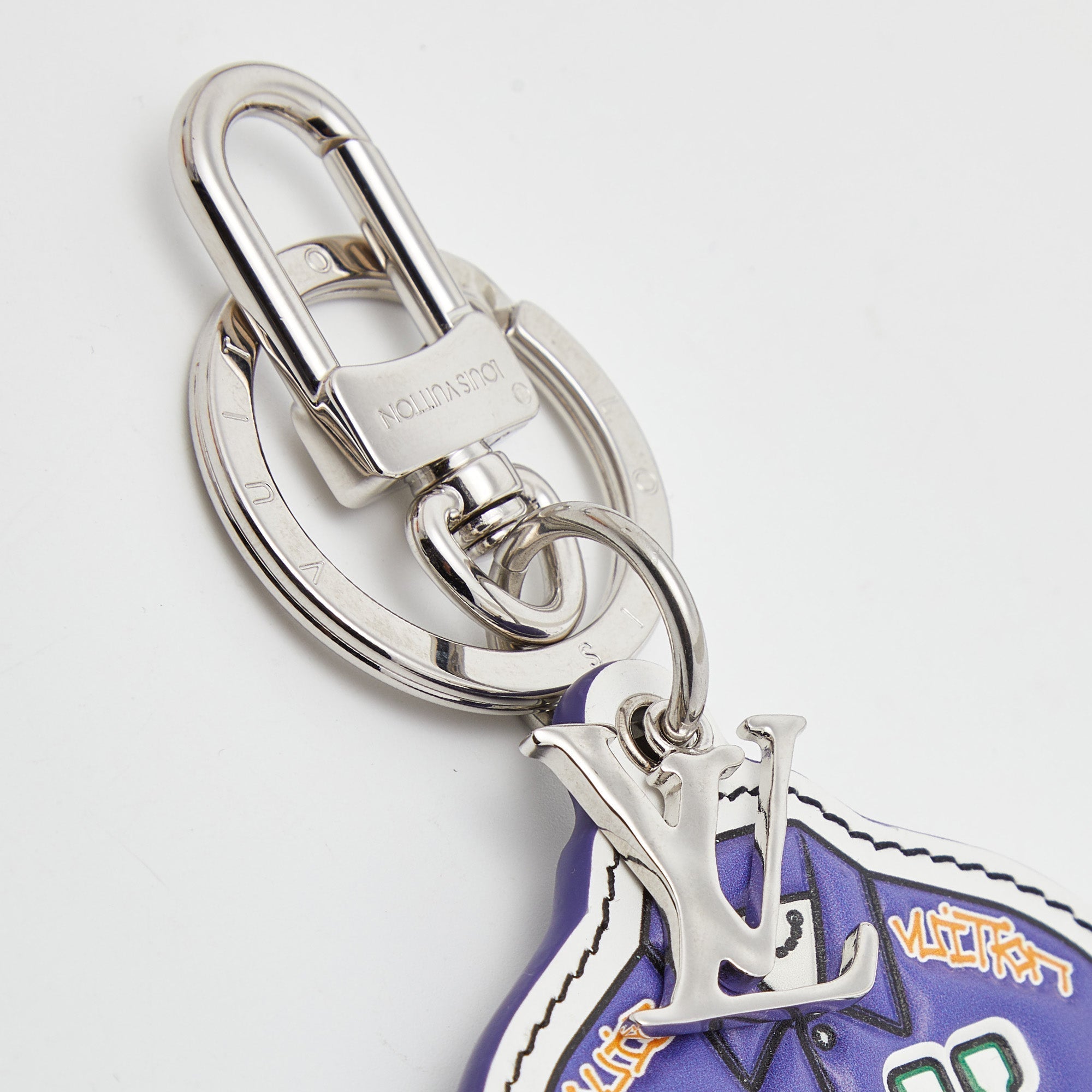 LOUIS VUITTON Multicolor LV Varsity Jacket Illustre Bag Charm & Key Holder
