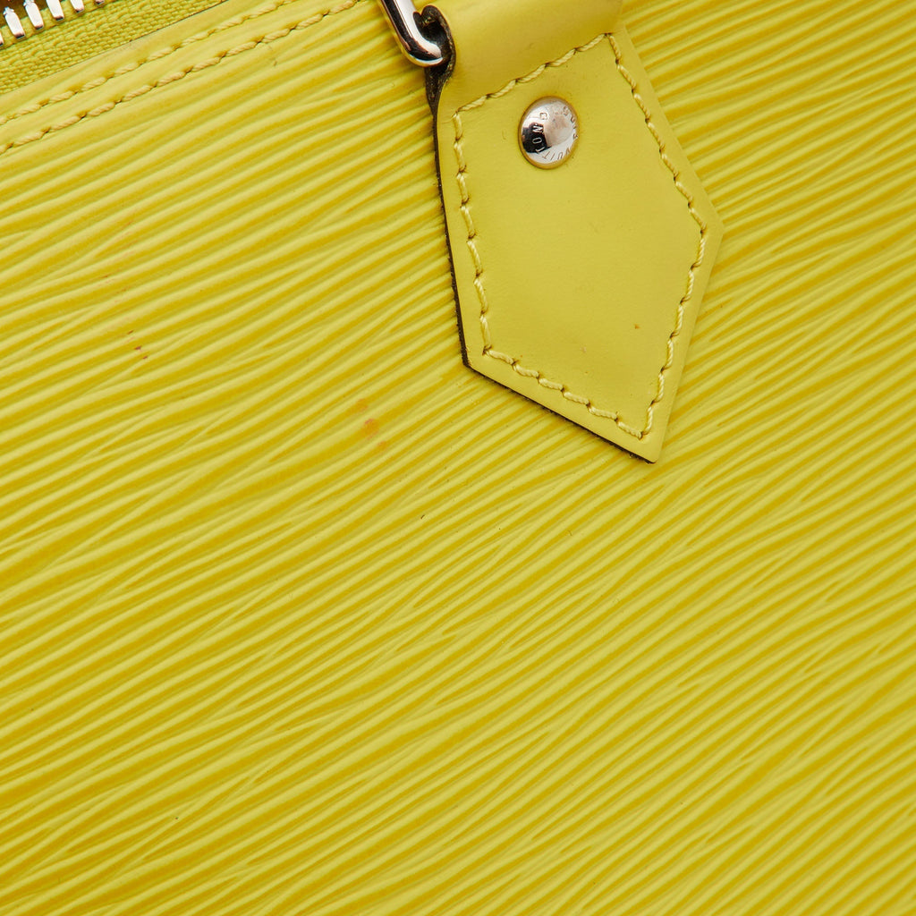 LOUIS VUITTON Citron Epi Leather Alma PM Bag
