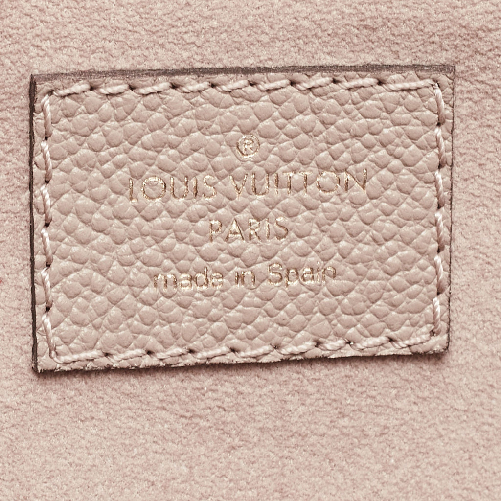 LOUIS VUITTON Bicolor Monogram Empriente Leather Patit Palais Bag