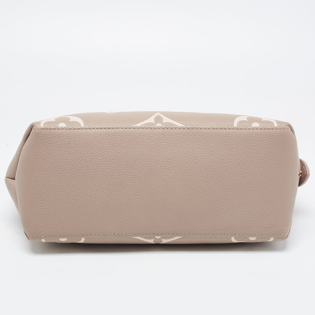 LOUIS VUITTON Bicolor Monogram Empriente Leather Patit Palais Bag