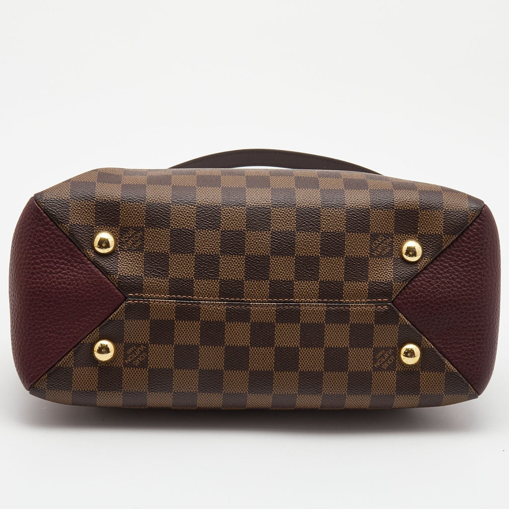 LOUIS VUITTON Bordeaux Damier Ebene Canvas Brittany Bag