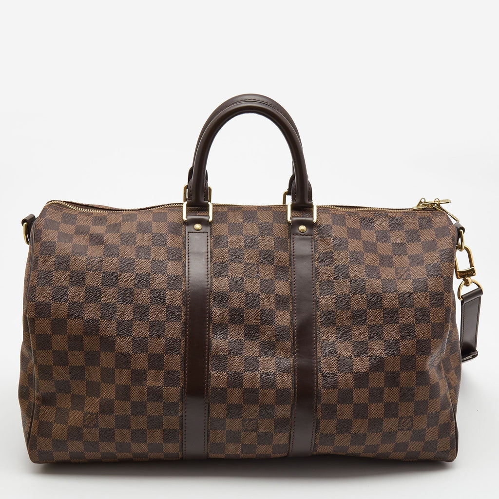 LOUIS VUITTON Monogram Canvas Keepall Bandouliere 45 Bag